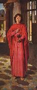 Hans Memling Marienaltar des Sir John Donne of Kidwelly, rechter Flugel: Evangelist Johannes Spain oil painting artist